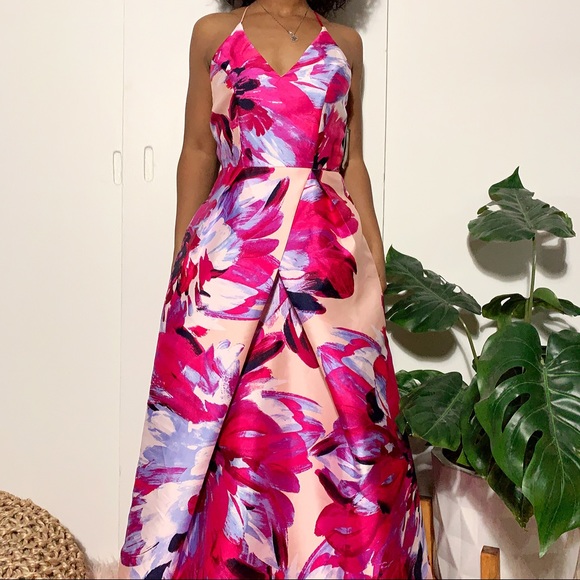 PROM, BALL, or GALA multi color floral dress! - Picture 2 of 7